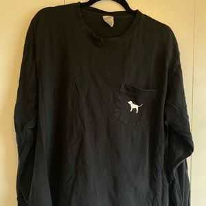 Cozy VS PINK long sleeves tee! 🖤♥️